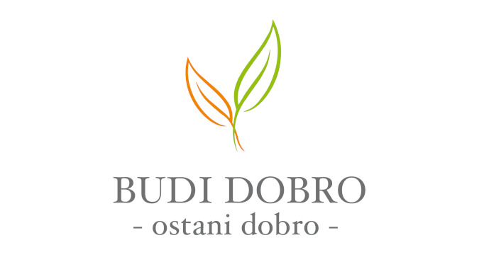 Logo Budi dobro, ostani dobro